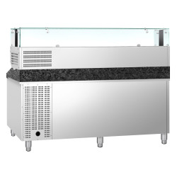 Masa frigorifica pentru pizza GGM Gastro POS208SG#AGS203LND (Inox) Thumb