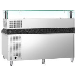 Masa frigorifica pentru pizza GGM Gastro POS208SG#AGS204LND (Inox) Thumb