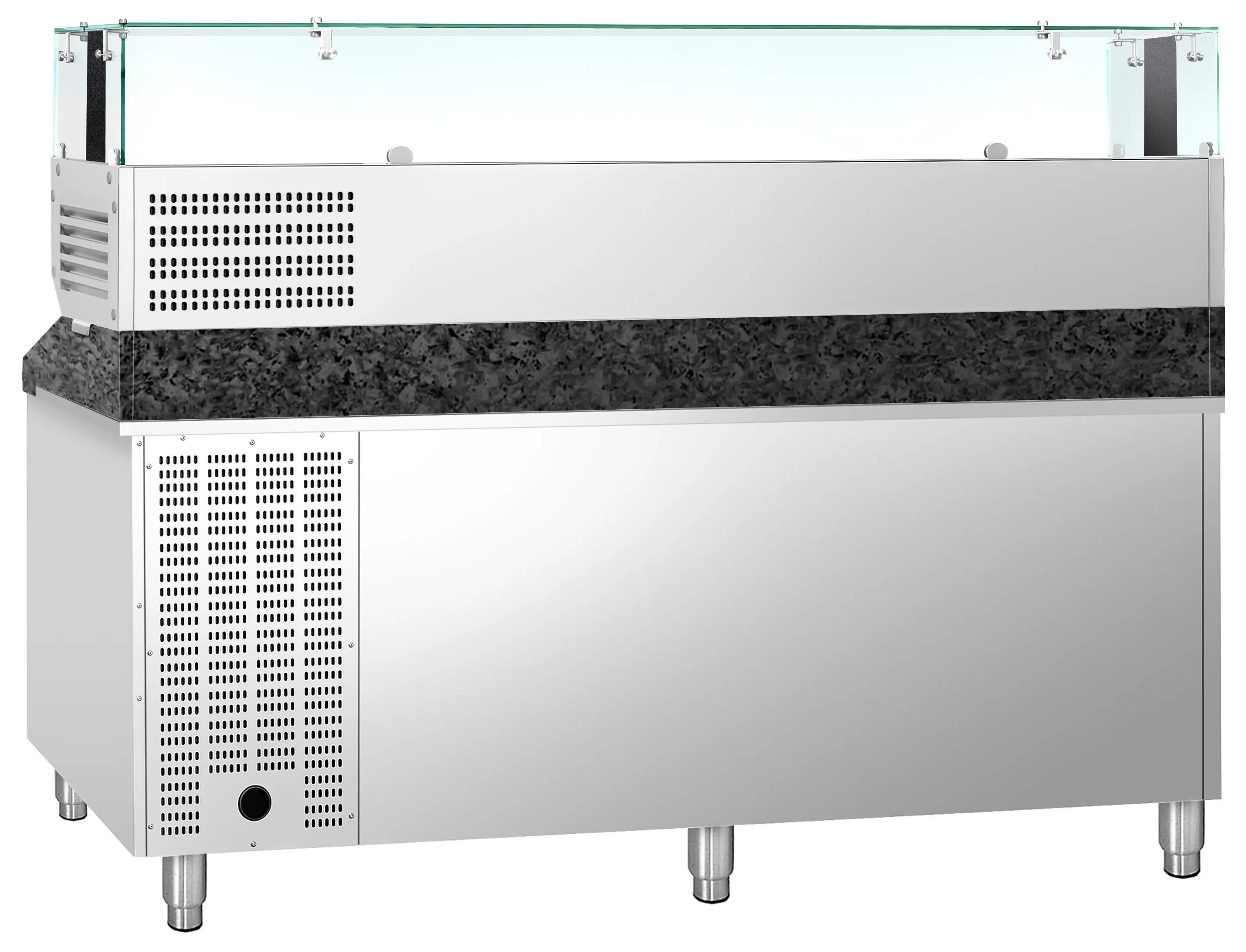 Masa frigorifica pentru pizza GGM Gastro POS208SG#AGS204LND (Inox) - 5