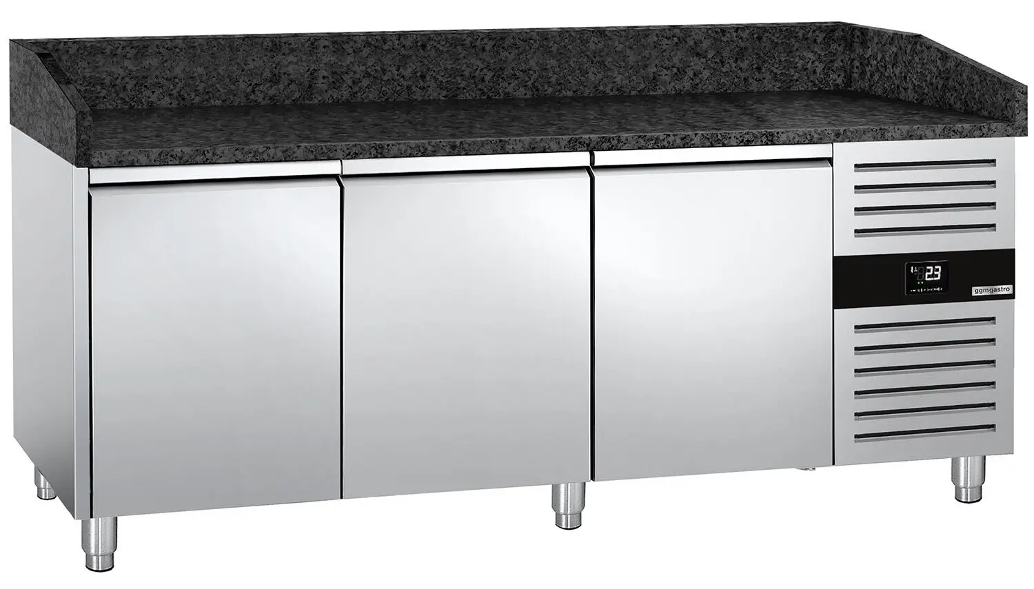 Masa frigorifica pentru pizza GGM Gastro POS208SG (Inox)