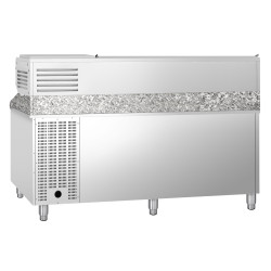 Холодильный стол для пиццы GGM Gastro POS208SND#AGG203END (Inox) Thumb