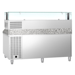 Холодильный стол для пиццы GGM Gastro POS208SND#AGS204LND (Inox) Thumb