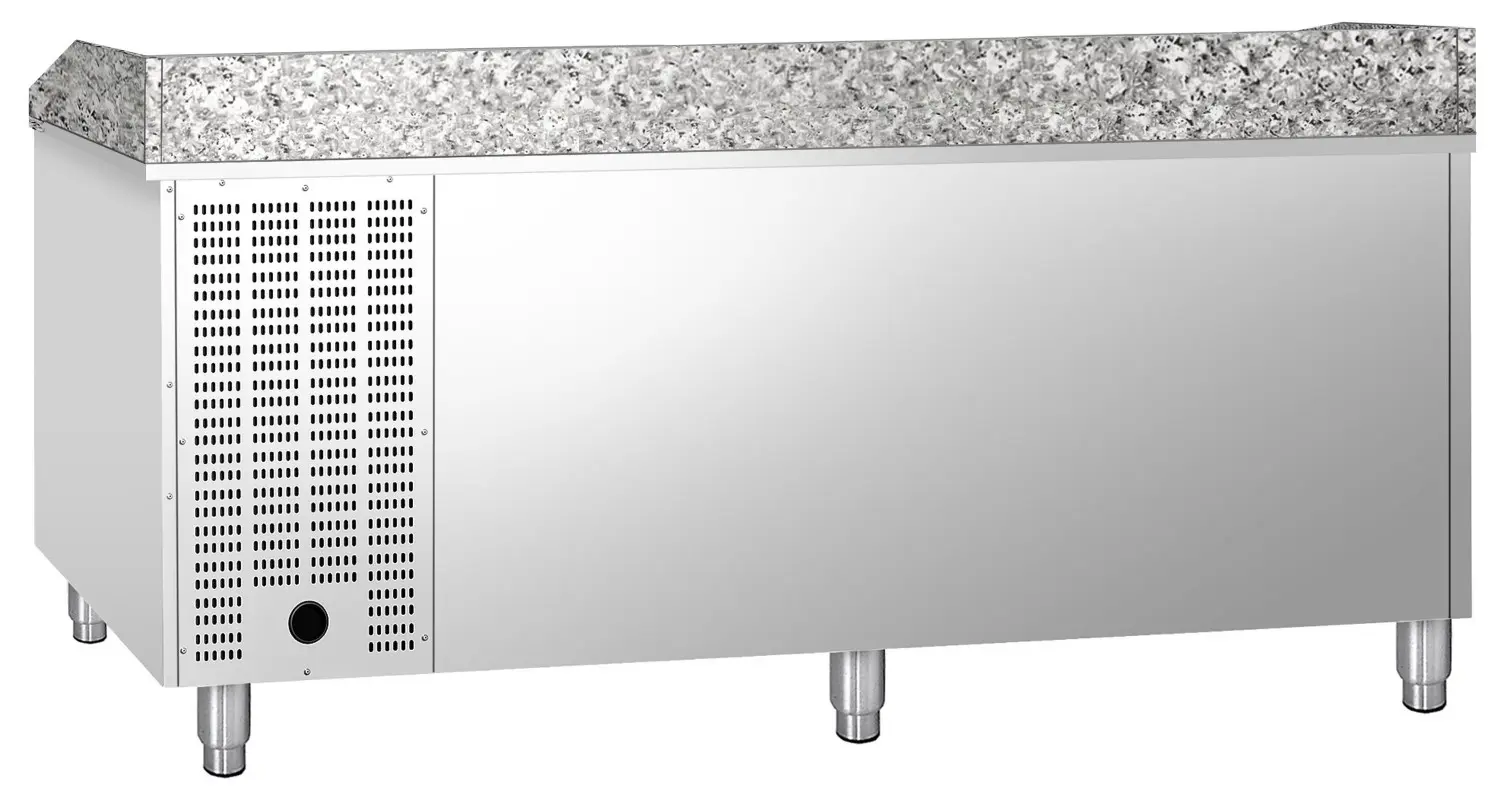 Masa frigorifica pentru pizza GGM Gastro POS208SND (Inox) - 4