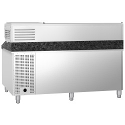 Холодильный стол для пиццы GGM Gastro POS208SSG#AGG203END (Inox) Thumb