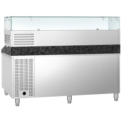 Холодильный стол для пиццы GGM Gastro POS208SSG#AGG203ND (Inox) Thumb