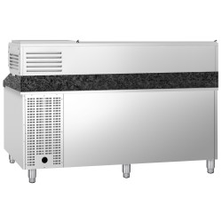 Холодильный стол для пиццы GGM Gastro POS208SSG#AGG204END (Inox) Thumb