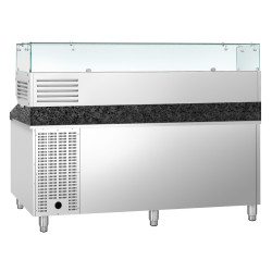 Masa frigorifica pentru pizza GGM Gastro POS208SSG#AGG204ND (Inox) Thumb
