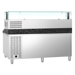 Masa frigorifica pentru pizza GGM Gastro POS208SSG#AGS203LND (Inox) Thumb