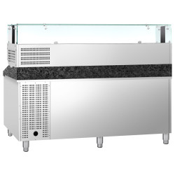 Masa frigorifica pentru pizza GGM Gastro POS208SSG#AGS204LND (Inox) Thumb