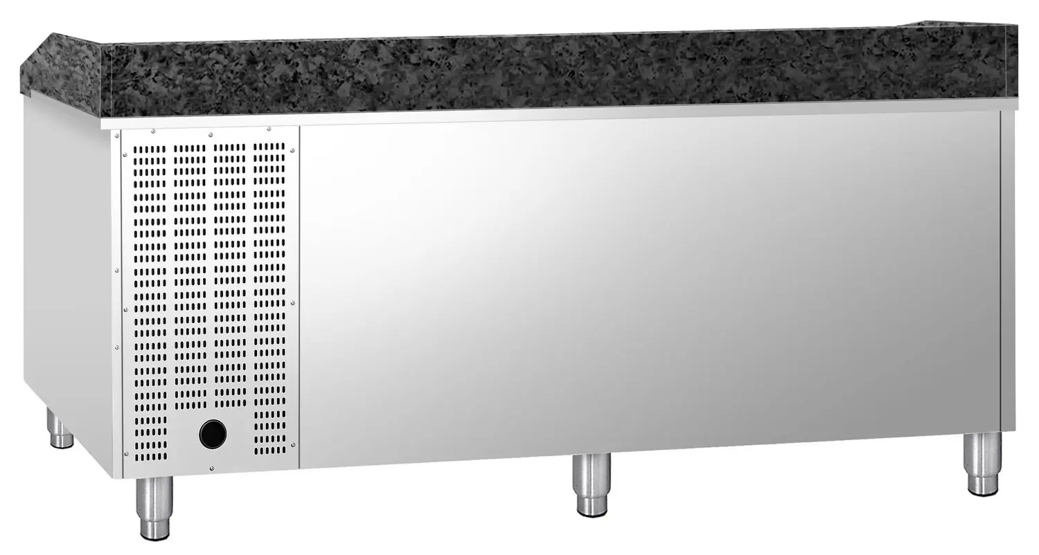Masa frigorifica pentru pizza GGM Gastro POS208SSG (Inox) - 4