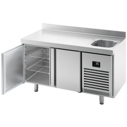 Masa frigorifica GGM Gastro KTBI156 (Inox) Thumb