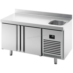 Masa frigorifica GGM Gastro KTBI156 (Inox)
