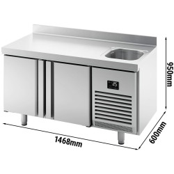 Masa frigorifica GGM Gastro KTBI156 (Inox) Thumb