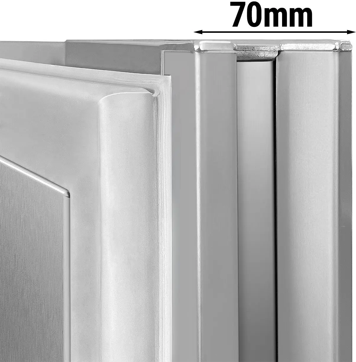 Masa frigorifica GGM Gastro KTBI156T1S2313 (Inox) - 7