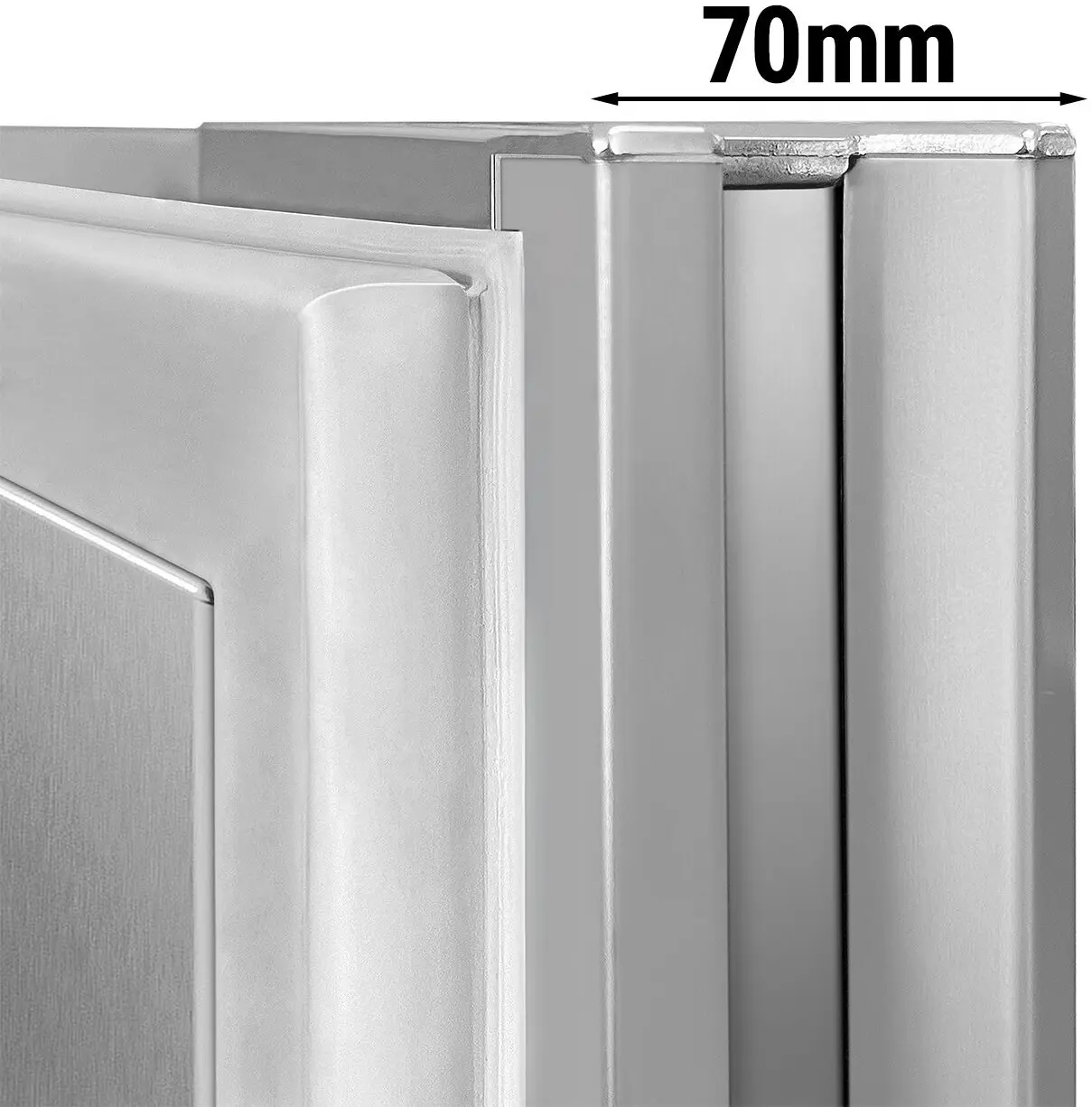 Холодильный стол GGM Gastro KTBI157T1S2313 (Inox) - 7