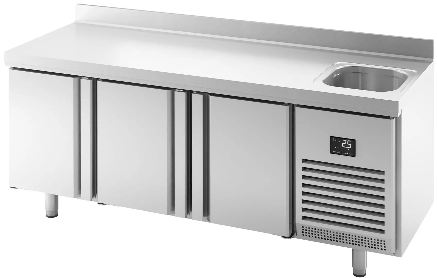 Masa frigorifica GGM Gastro KTBI206 (Inox)