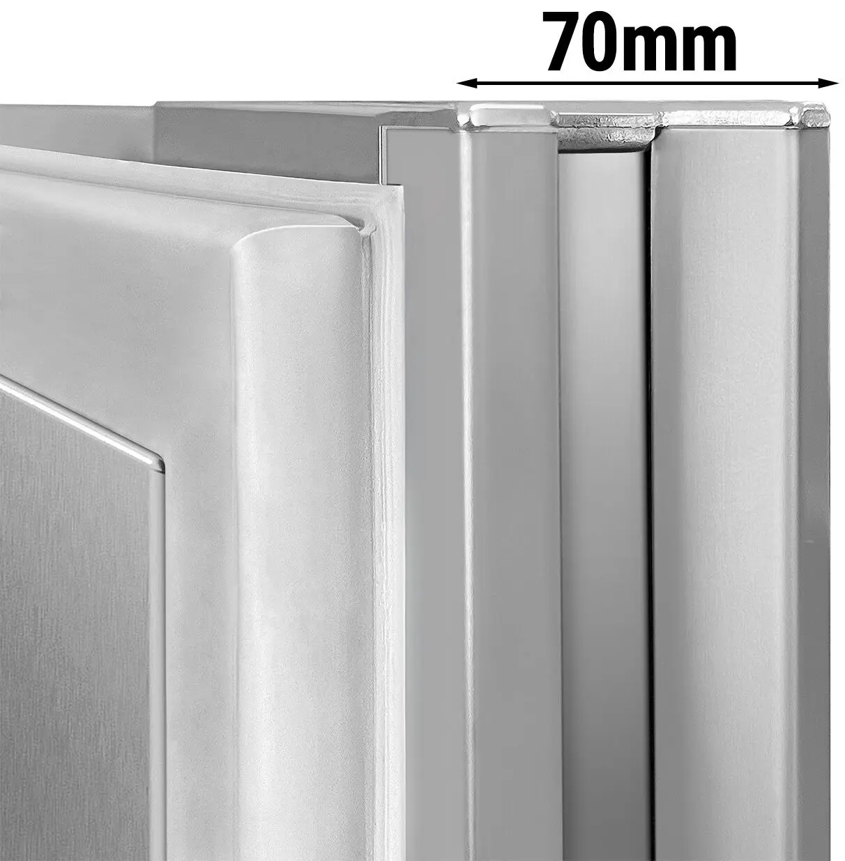 Masa frigorifica GGM Gastro KTBI206T2S2313 (Inox) - 7