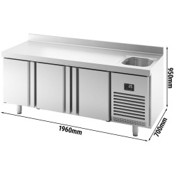 Masa frigorifica GGM Gastro KTBI207 (Inox) Thumb
