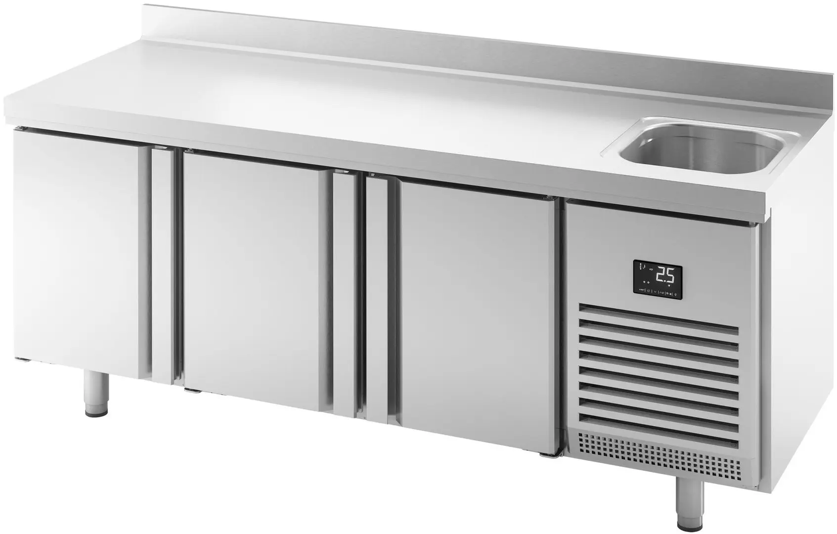 Masa frigorifica GGM Gastro KTBI207 (Inox)