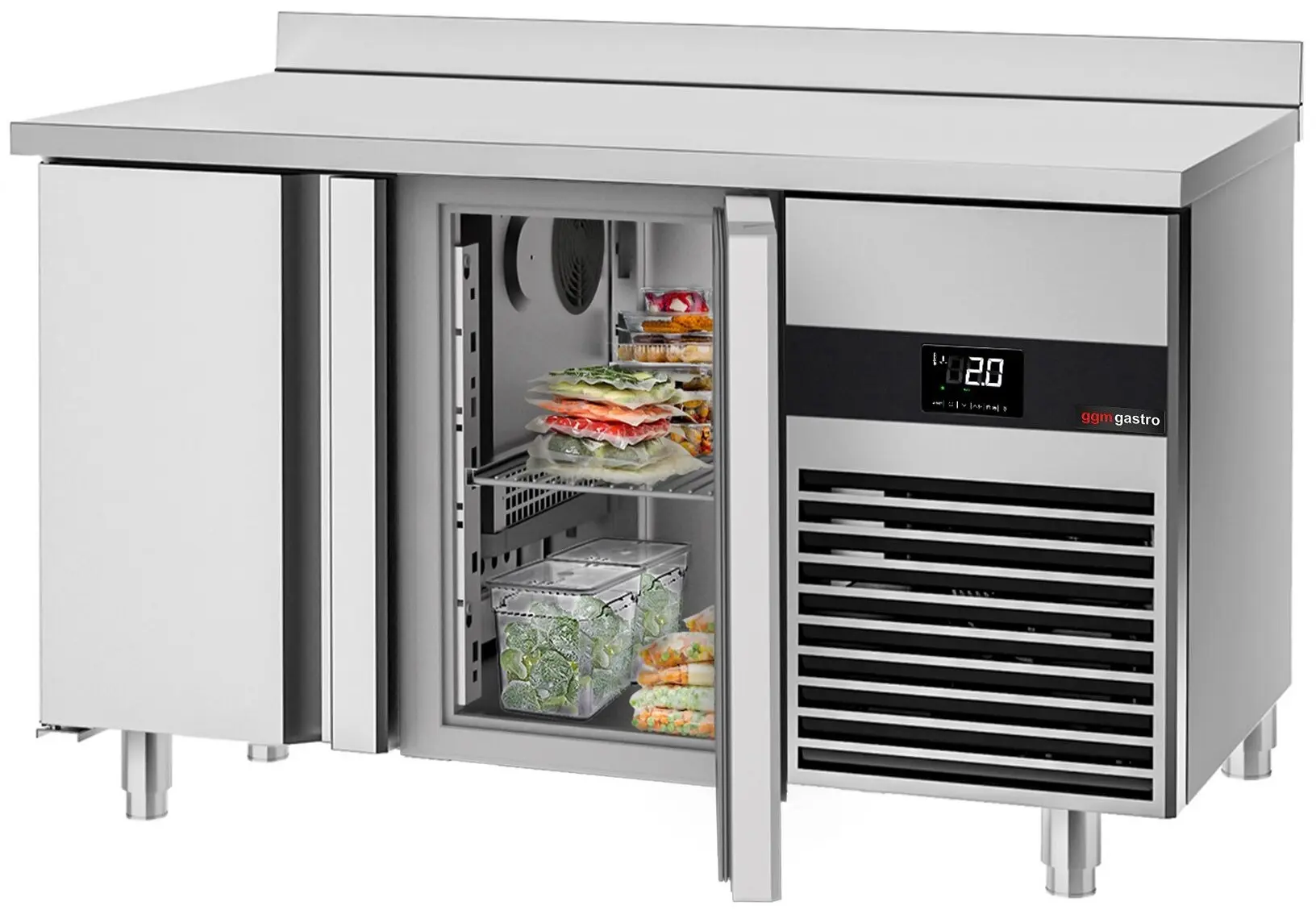 Masa frigorifica GGM Gastro KTF146-EF (Inox) - 2