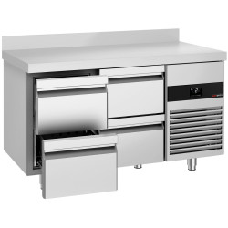 Masa frigorifica GGM Gastro KTF147AND4S-EF (Inox) Thumb