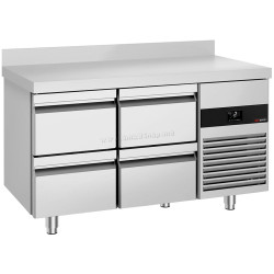 Masa frigorifica GGM Gastro KTF147AND4S-EF (Inox)