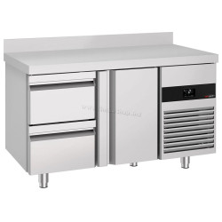 Masa frigorifica GGM Gastro KTF147ANDT2S-EF (Inox)