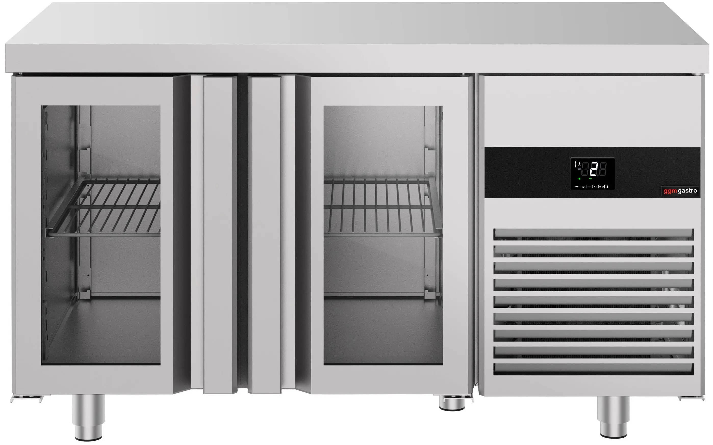 Masa frigorifica GGM Gastro KTF147ND-EF#2G (Inox) - 4