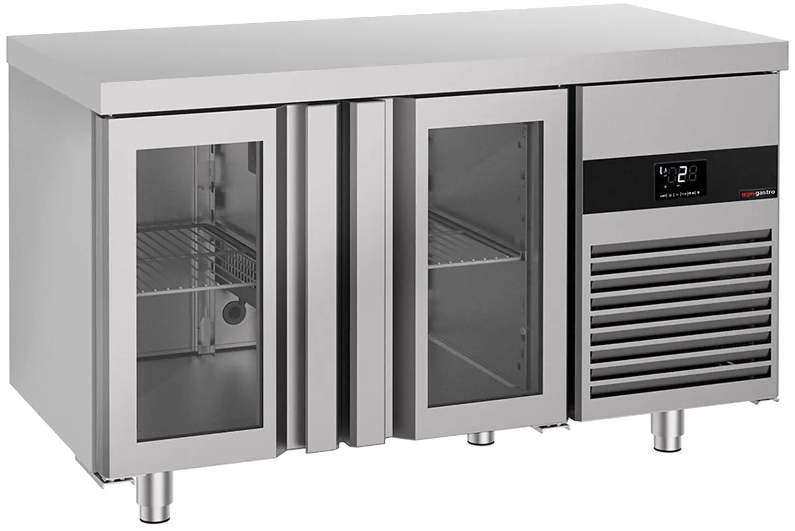Masa frigorifica GGM Gastro KTF147ND-EF#2G (Inox)