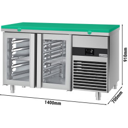 Masa frigorifica GGM Gastro KTF147ND-EF#2G#SBG (Inox/Green) Thumb