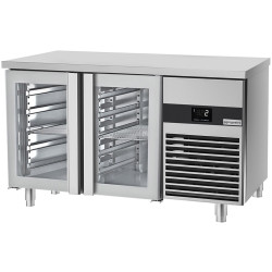 Masa frigorifica GGM Gastro KTF147ND-EF#2G#SBR (Inox/Red) Thumb