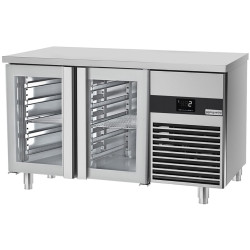 Masa frigorifica GGM Gastro KTF147ND-EF#2G#SBW (Inox/White) Thumb