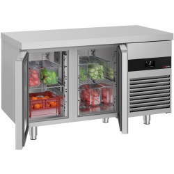 Masa frigorifica GGM Gastro KTF147ND2T-EF (Inox) Thumb