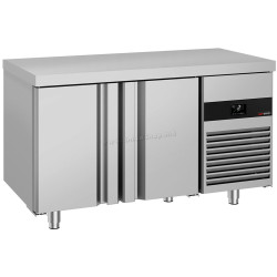 Masa frigorifica GGM Gastro KTF147ND2T-EF (Inox)