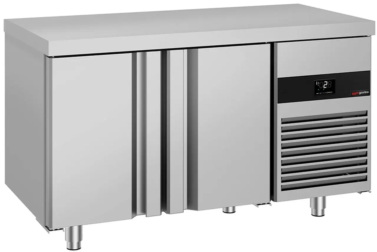 Masa frigorifica GGM Gastro KTF147ND2T-EF (Inox)