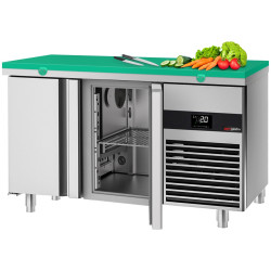 Masa frigorifica GGM Gastro KTF147ND2T-EF#SBG (Inox/Green) Thumb