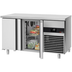 Masa frigorifica GGM Gastro KTF147ND2T-EF#SBG (Inox/Green) Thumb
