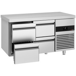 Холодильный стол GGM Gastro KTF147ND4S-EF (Inox) Thumb
