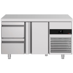 Masa frigorifica GGM Gastro KTF147NDT2S-EF (Inox) Thumb
