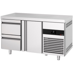 Masa frigorifica GGM Gastro KTF147NDT2S-EF (Inox) Thumb
