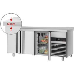Masa frigorifica GGM Gastro KTF186-EF (Inox) Thumb