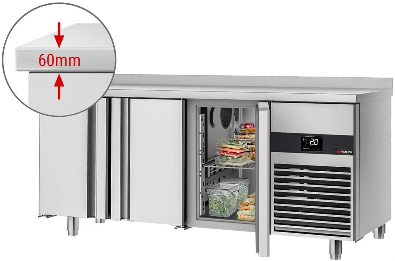 Masa frigorifica GGM Gastro KTF186-EF (Inox) - 3
