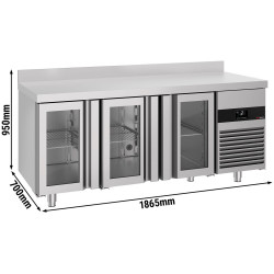 Masa frigorifica GGM Gastro KTF187AND-EF#3G (Inox) Thumb