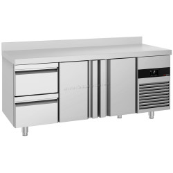 Холодильный стол GGM Gastro KTF187AND2T2S-EF (Inox)