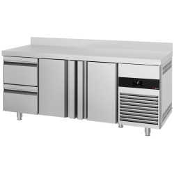 Холодильный стол GGM Gastro KTF187AND2T2S-EF (Inox) Thumb