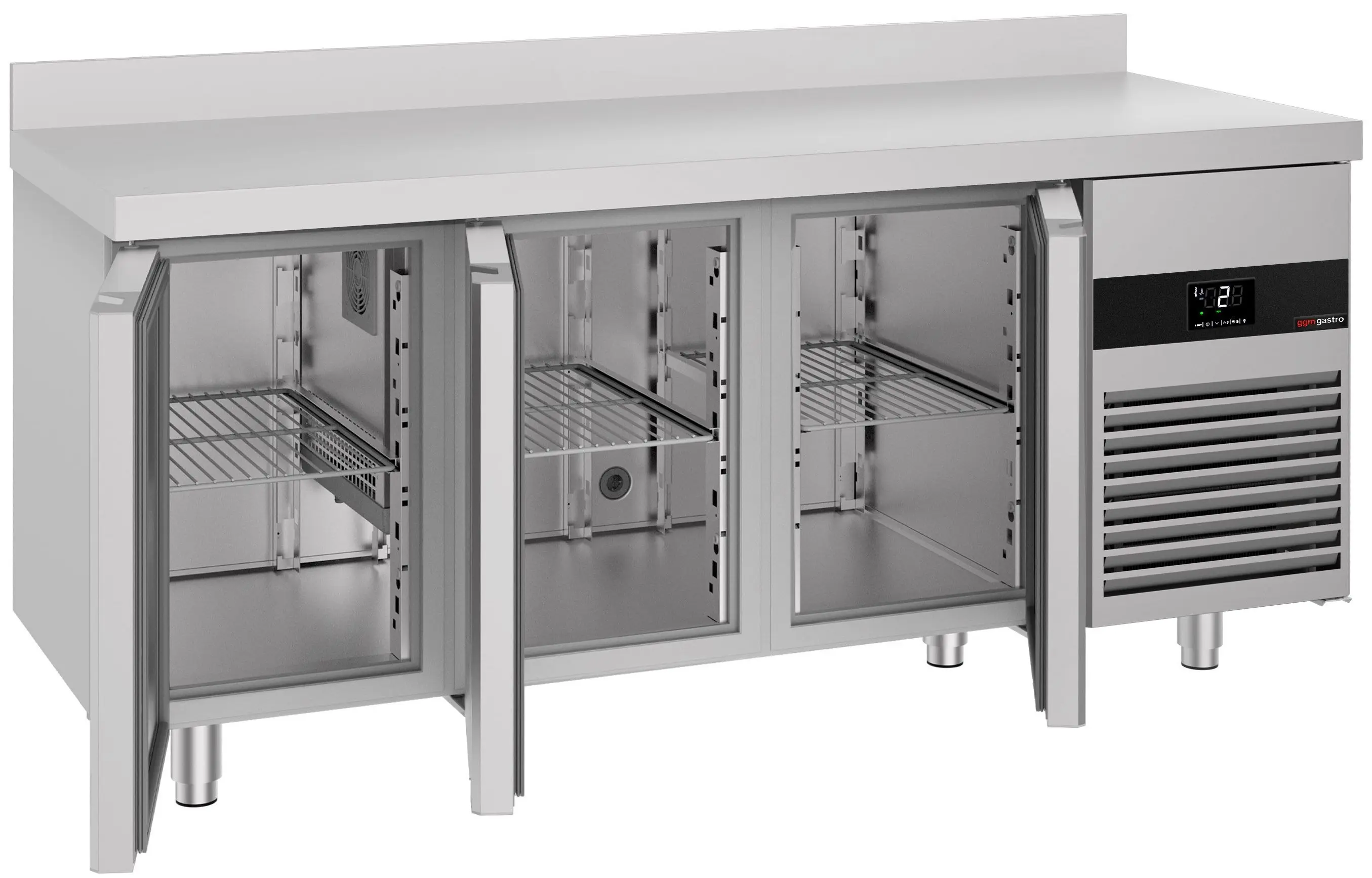 Masa frigorifica GGM Gastro KTF187AND3T-EF (Inox) - 2