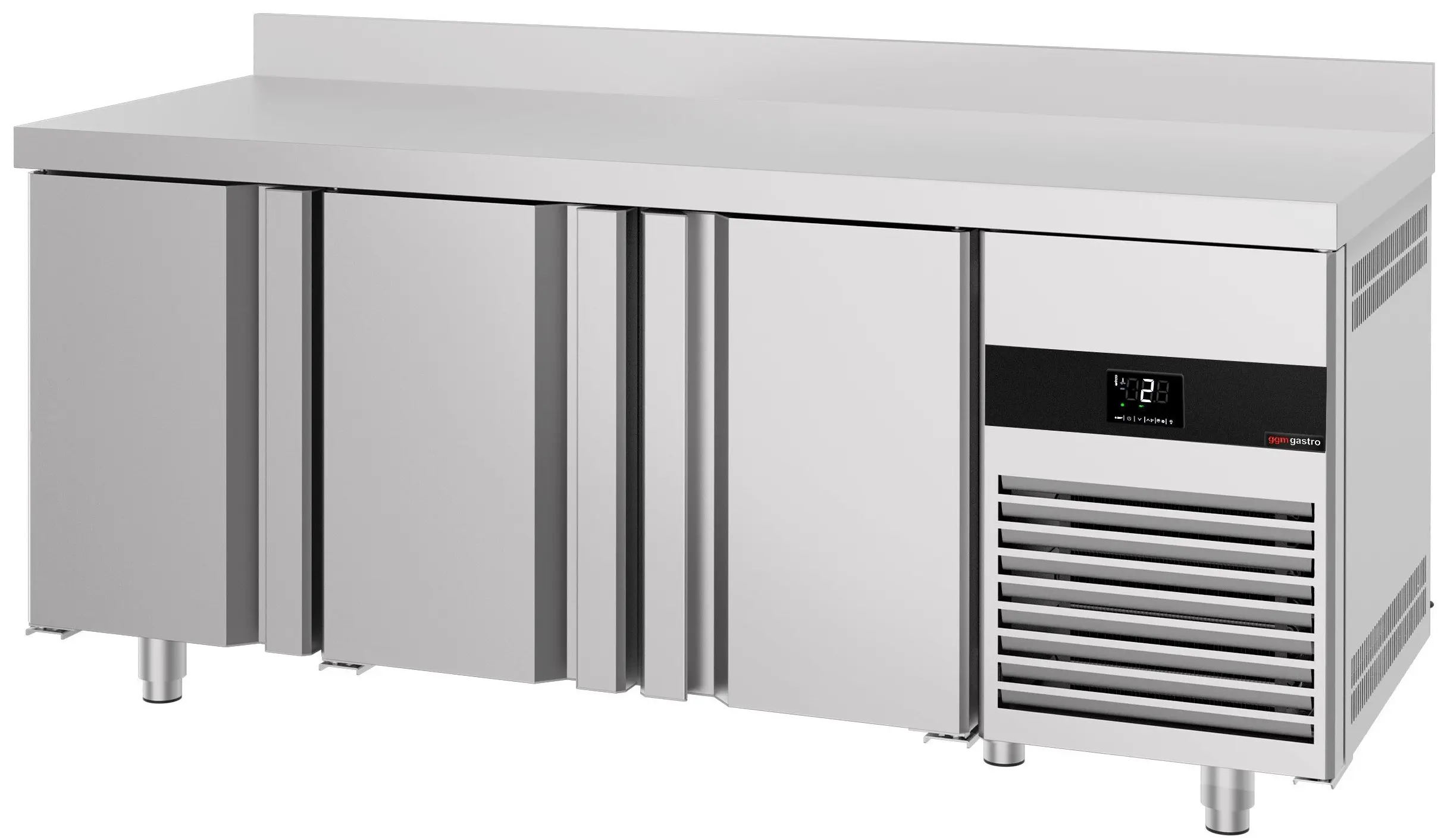 Masa frigorifica GGM Gastro KTF187AND3T-EF (Inox) - 4