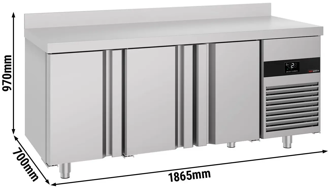 Masa frigorifica GGM Gastro KTF187AND3T-EF (Inox) - 8