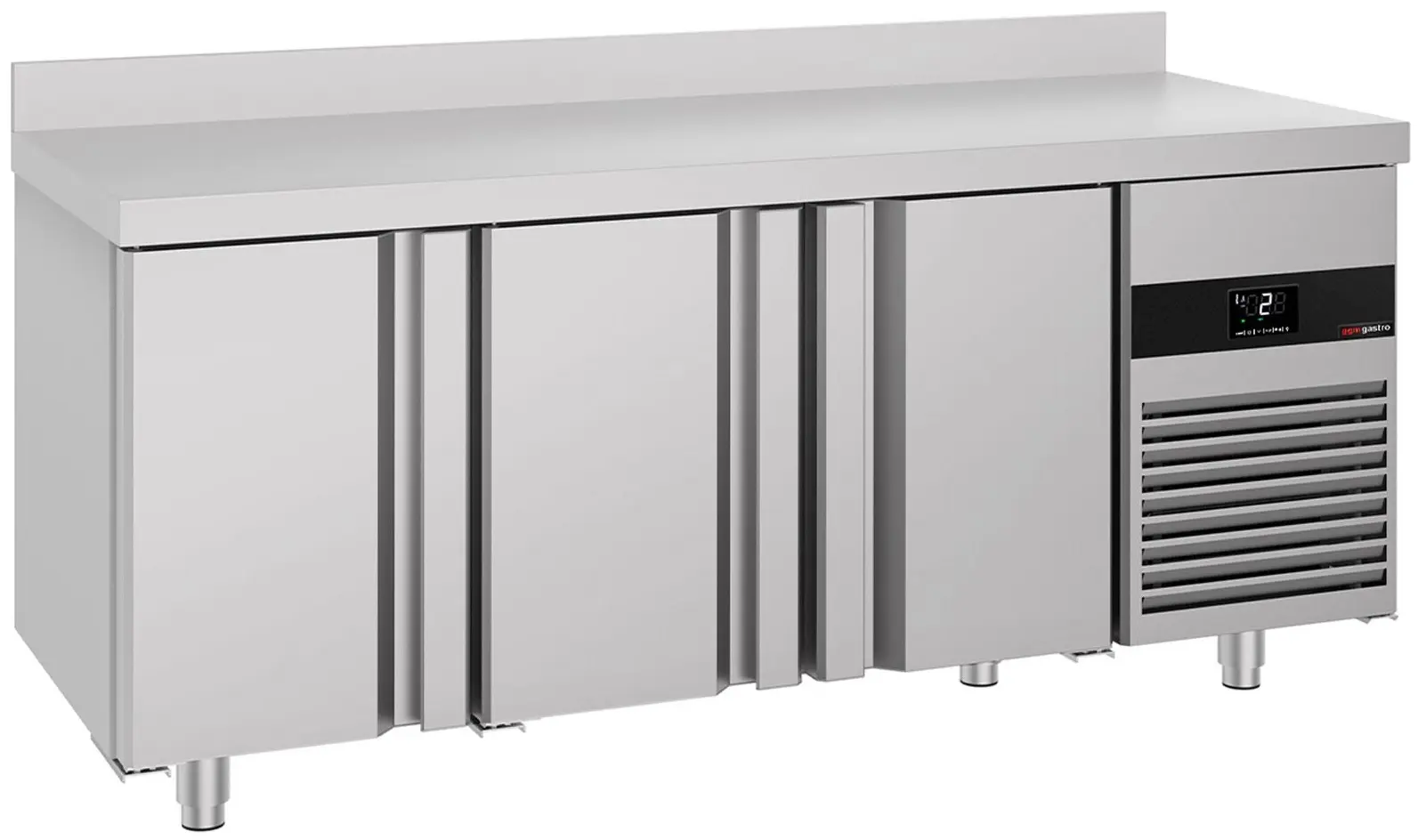 Masa frigorifica GGM Gastro KTF187AND3T-EF (Inox)