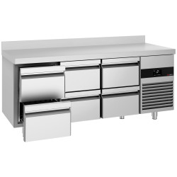 Masa frigorifica GGM Gastro KTF187AND6S-EF (Inox) Thumb